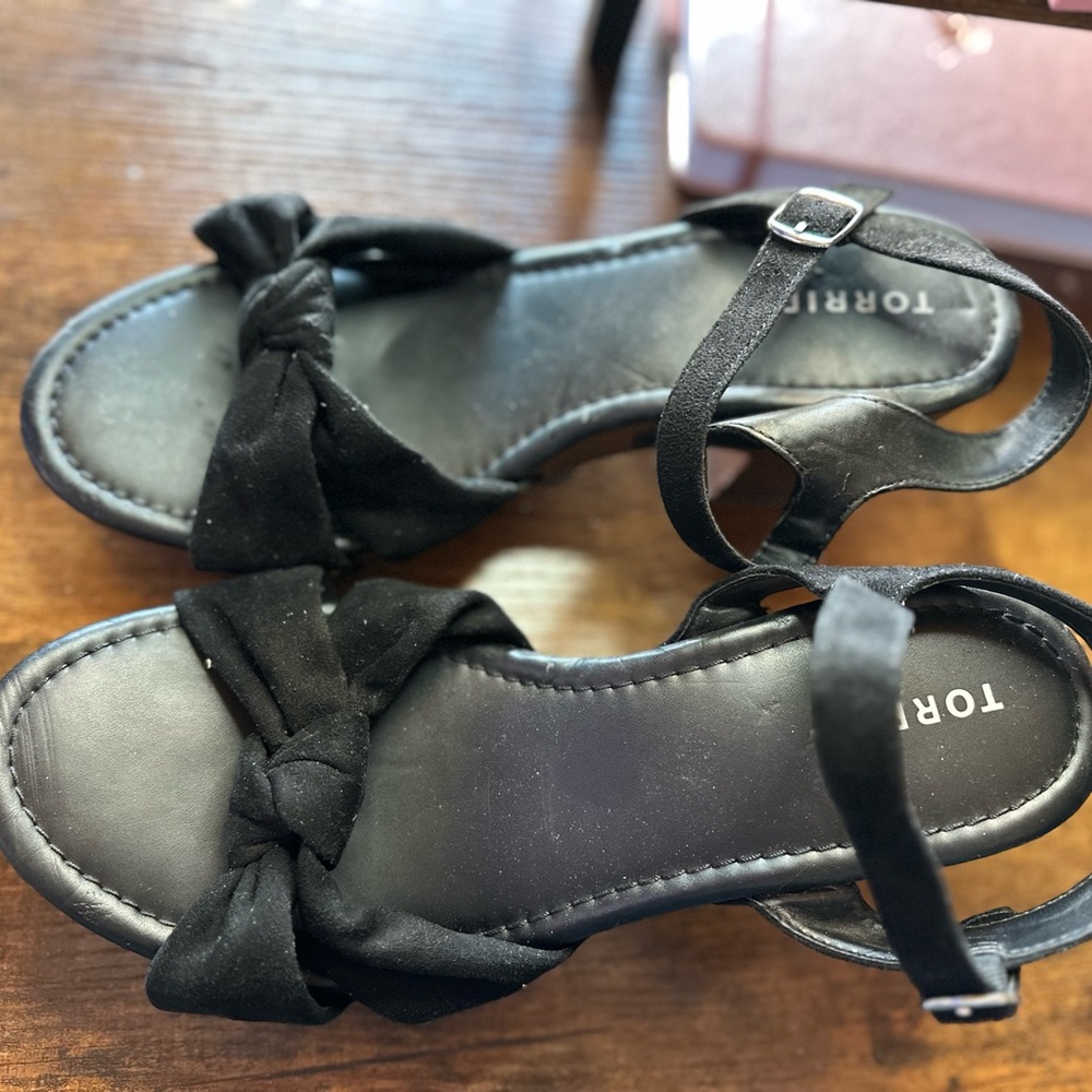 Women's Black Strappy Knot Sandals - Unbranded - Picture 2 of 3